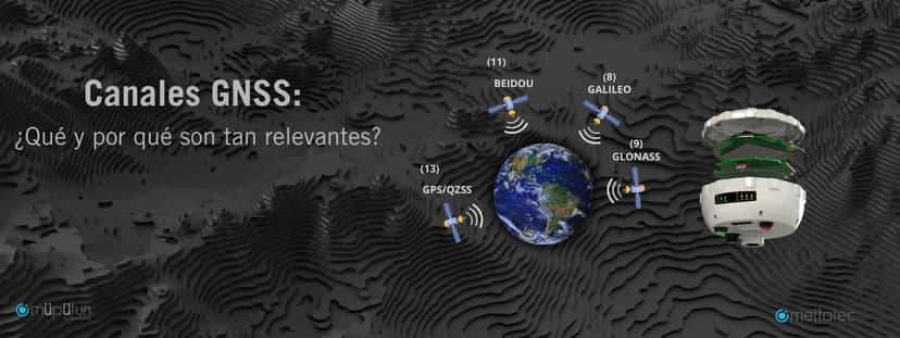 ¿Cuantos canales necesita un receptor GNSS? Los 184 canales del X5R son más que suficientes